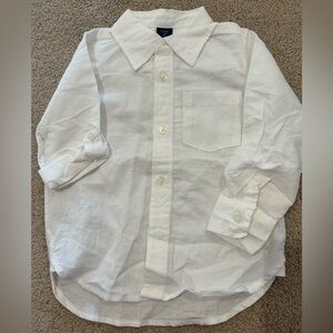 Baby GAP Boys Crisp White Collared Shirt, size 3t - New with Tags